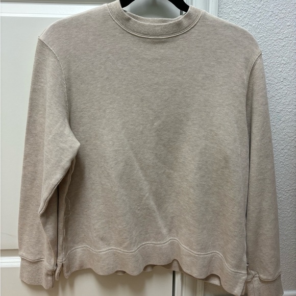 Pendleton Originals Beige Pull Over Ribbed Cotton Sweater - Picture 1 of 7